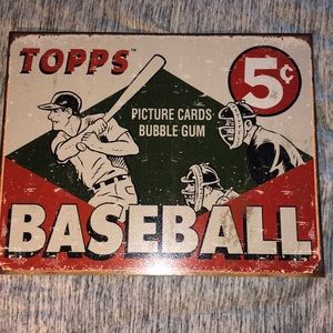 Really cool, vintage baseball sign